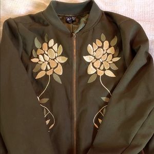 Embroidered Bomber